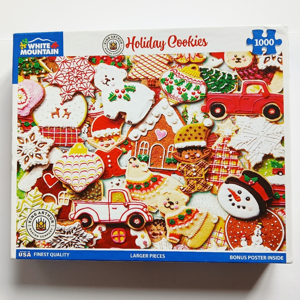 ⭐Host Pick⭐Holiday Cookies 1000-piece puzzle by White Mountain
